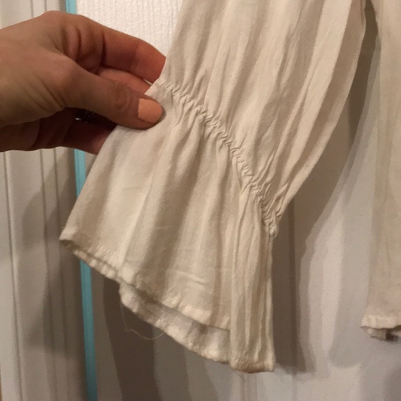 Embroidered top with red & black stitching - Picture 4 of 4